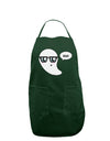 Cute Nerd Ghost Boo Halloween Dark Adult Apron-Bib Apron-TooLoud-Hunter-One-Size-Davson Sales