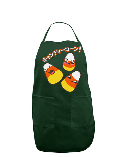 Japanese Kawaii Candy Corn Halloween Dark Adult Apron-Bib Apron-TooLoud-Hunter-One-Size-Davson Sales