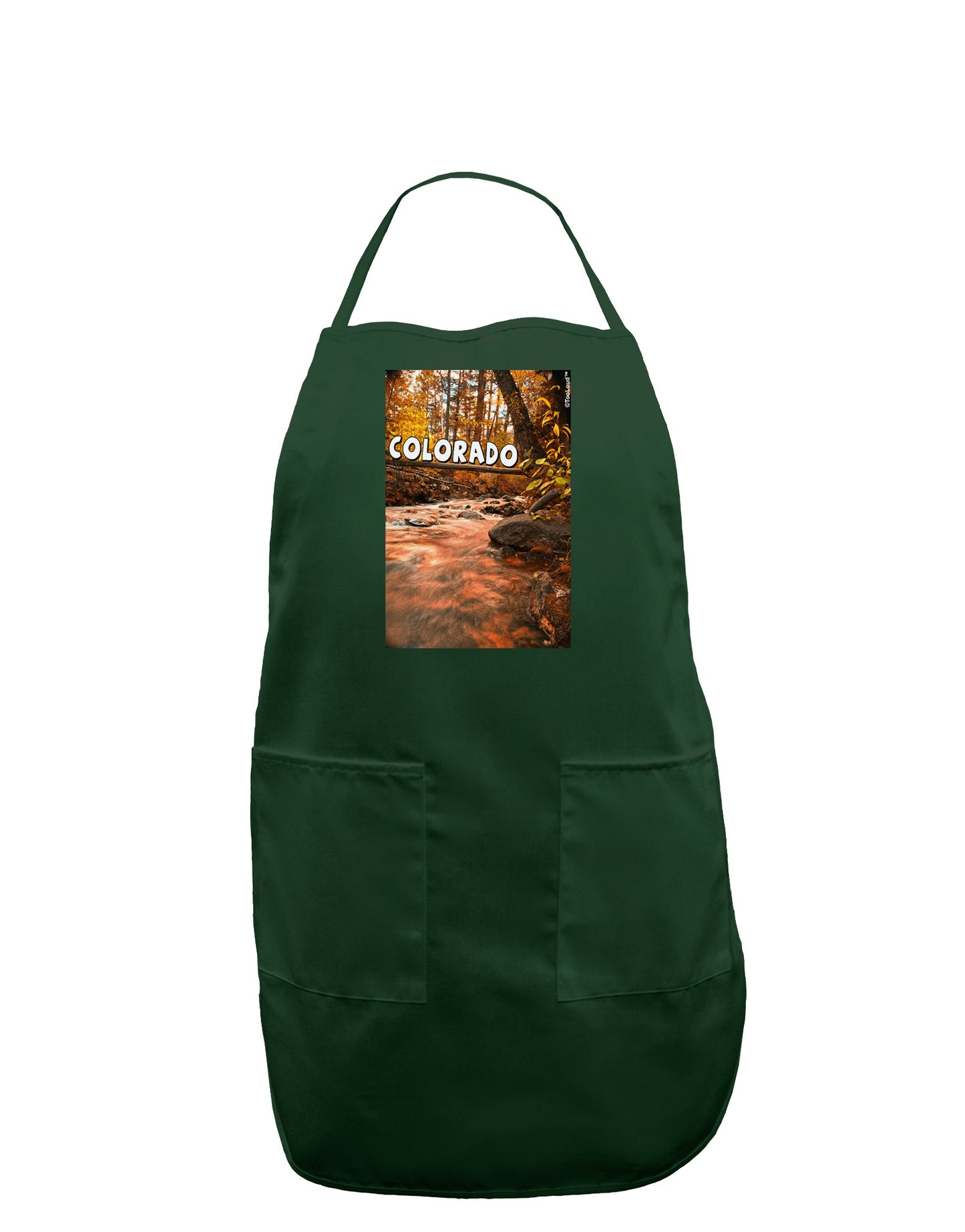 Mt Shavano Colorado Text Dark Adult Apron-Bib Apron-TooLoud-Hunter-One-Size-Davson Sales