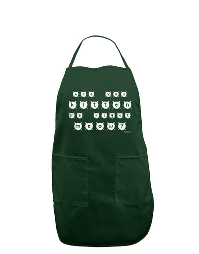 Are You Kitten Me Right Meow Cats Dark Adult Apron-Bib Apron-TooLoud-Hunter-One-Size-Davson Sales