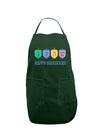 Happy Hanukkah Dreidels Dark Adult Apron-Bib Apron-TooLoud-Hunter-One-Size-Davson Sales