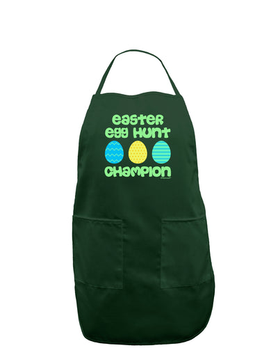 Easter Egg Hunt Champion - Blue and Green Dark Adult Apron by TooLoud-Bib Apron-TooLoud-Hunter-One-Size-Davson Sales