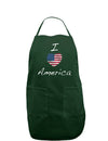 I Heart America Scribble Dark Adult Apron-Bib Apron-TooLoud-Hunter-One-Size-Davson Sales