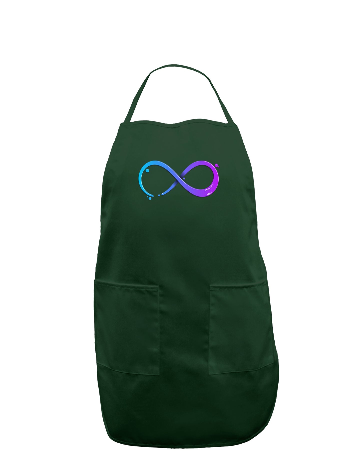 Painted Infinity Dark Adult Apron-Bib Apron-TooLoud-Hunter-One-Size-Davson Sales