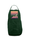 Seattle Skyline Sunrise Dark Adult Apron-Bib Apron-TooLoud-Hunter-One-Size-Davson Sales