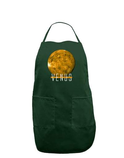 Planet Venus Text Dark Adult Apron-Bib Apron-TooLoud-Hunter-One-Size-Davson Sales