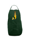 Mermaid Design - Yellow Dark Adult Apron-Bib Apron-TooLoud-Hunter-One-Size-Davson Sales