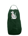 My Cat Is My Valentine Dark Adult Apron by TooLoud-Bib Apron-TooLoud-Hunter-One-Size-Davson Sales