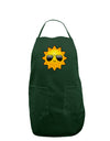 Sun With Sunglasses Dark Dark Adult Apron-Bib Apron-TooLoud-Hunter-One-Size-Davson Sales