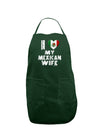 I Heart My Mexican Wife Dark Adult Apron by TooLoud-Bib Apron-TooLoud-Hunter-One-Size-Davson Sales