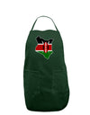 Kenya Flag Silhouette Dark Adult Apron-Bib Apron-TooLoud-Hunter-One-Size-Davson Sales