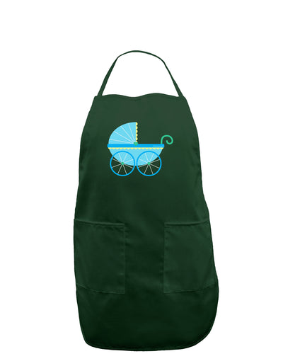 Baby Boy Carriage Dark Adult Apron-Bib Apron-TooLoud-Hunter-One-Size-Davson Sales