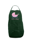 It's a Girl - Baby Carriage Dark Adult Apron-Bib Apron-TooLoud-Hunter-One-Size-Davson Sales