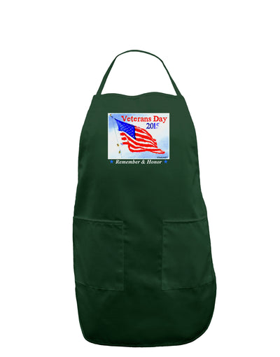 Veterans Day 2015 WaterColor Dark Adult Apron-Bib Apron-TooLoud-Hunter-One-Size-Davson Sales