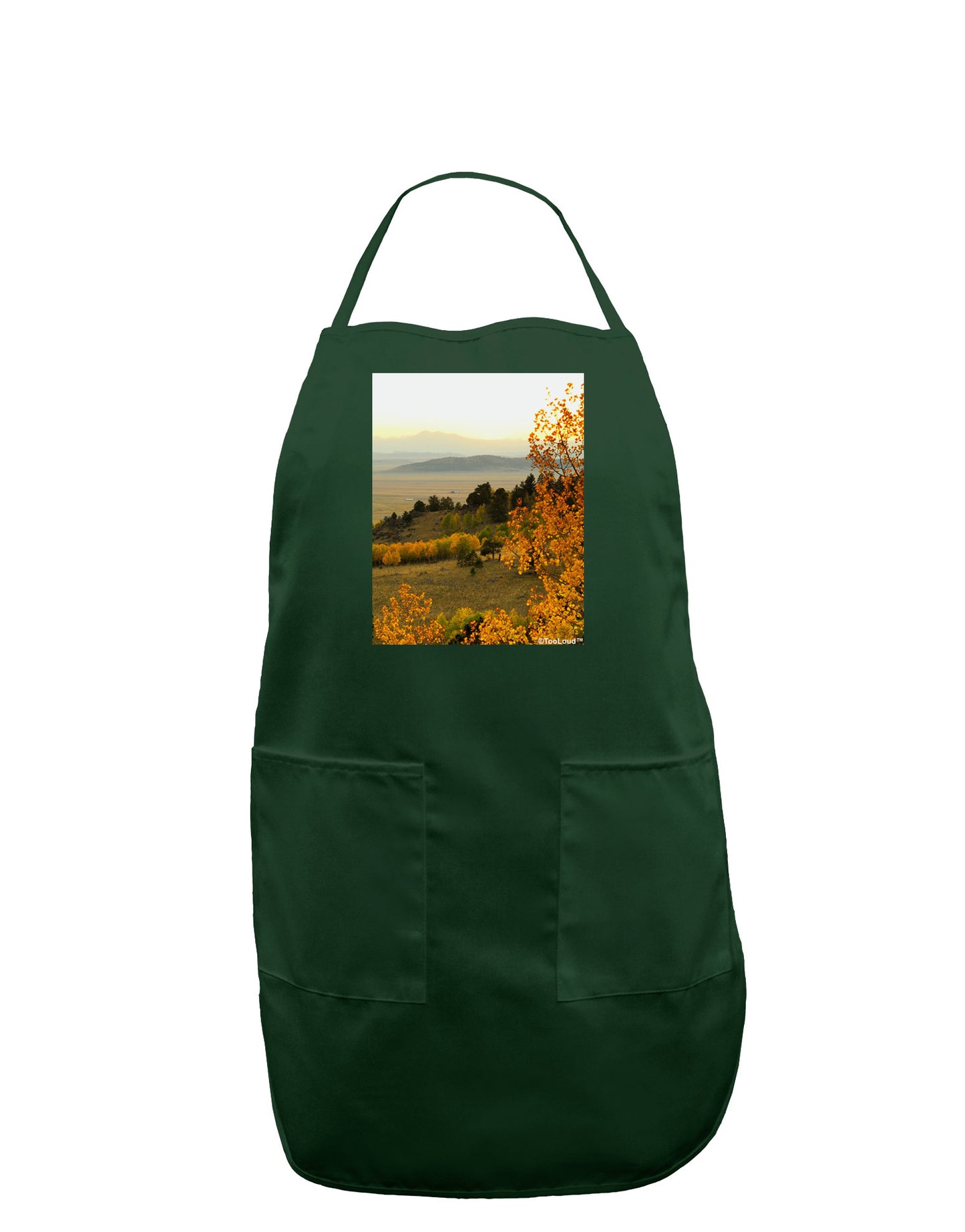 Nature Photography - Gentle Sunrise Dark Adult Apron by-Bib Apron-TooLoud-Hunter-One-Size-Davson Sales