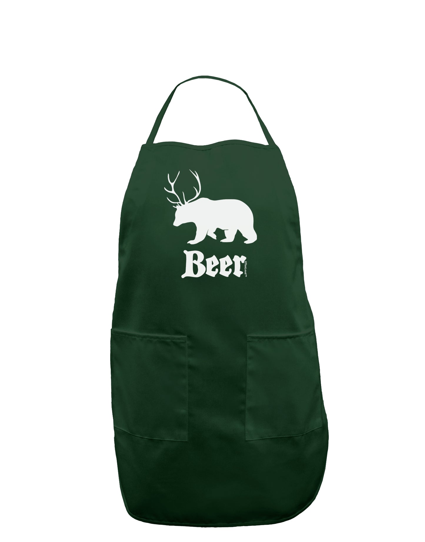 Beer Animal Dark Adult Apron-Bib Apron-TooLoud-Hunter-One-Size-Davson Sales