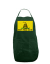 Classic Gadsden Flag Don't Tread On Me Dark Adult Apron-Bib Apron-TooLoud-Hunter-One-Size-Davson Sales