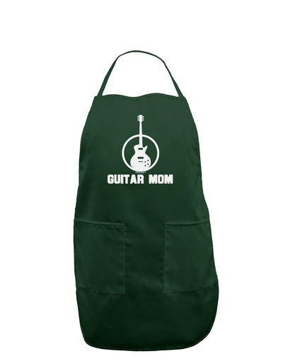 Guitar Mom - Mother's Day Design Dark Adult Apron-Bib Apron-TooLoud-Hunter-One-Size-Davson Sales