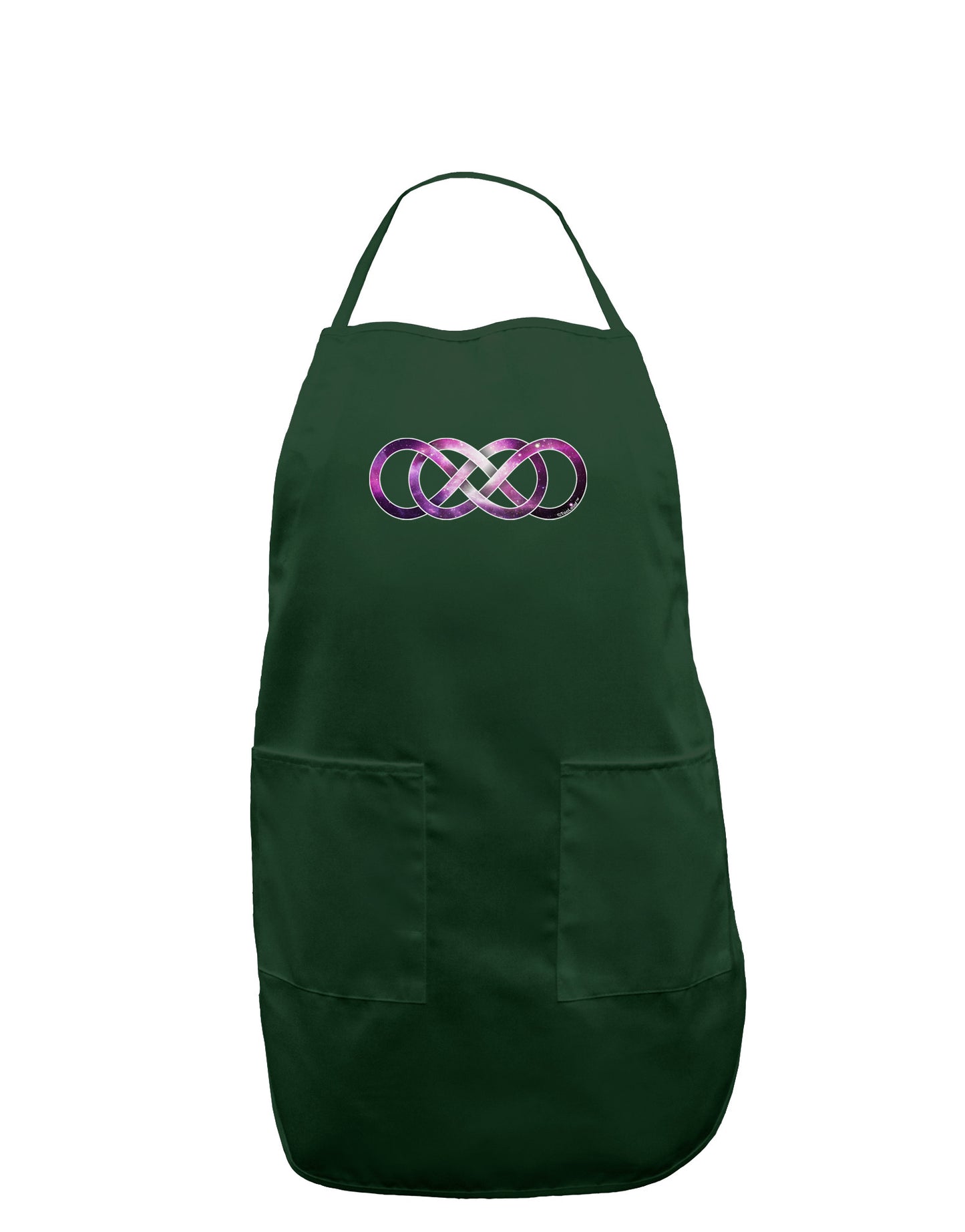 Double Infinity Galaxy Dark Adult Apron-Bib Apron-TooLoud-Hunter-One-Size-Davson Sales