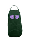 Easy Mermaid Costume Purple Shells - Halloween Dark Adult Apron-Bib Apron-TooLoud-Hunter-One-Size-Davson Sales