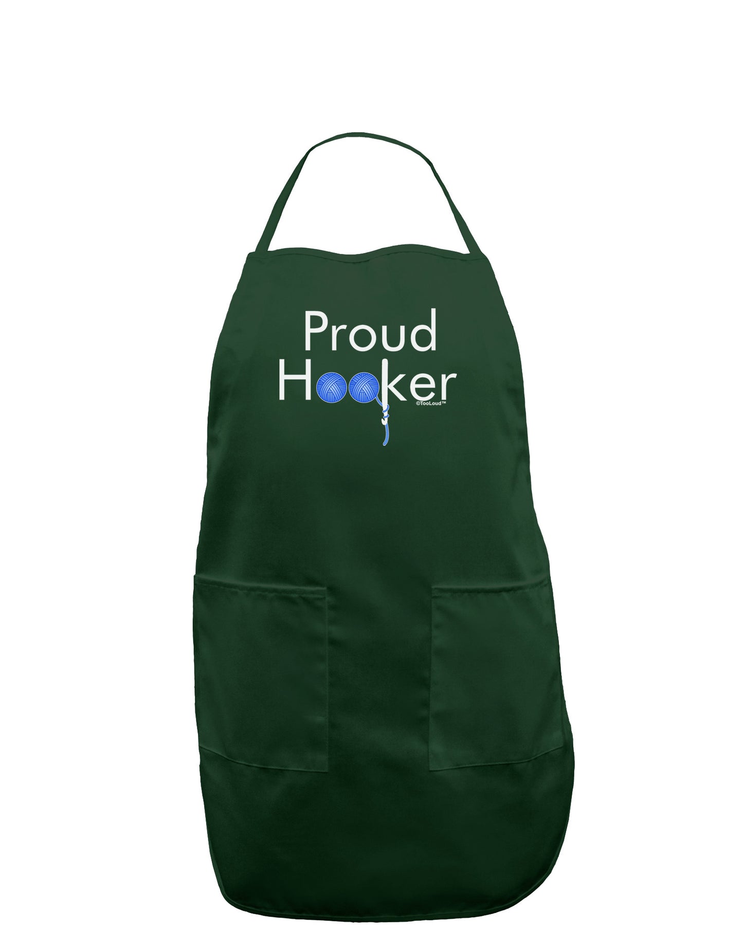Proud Hooker Dark Adult Apron-Bib Apron-TooLoud-Hunter-One-Size-Davson Sales