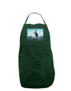 Mexico - Whale Watching Cut-out Dark Adult Apron