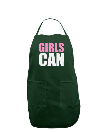 Girls Can Dark Adult Apron by TooLoud-Bib Apron-TooLoud-Hunter-One-Size-Davson Sales