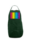 CMY Graphic Rainbow Dark Adult Apron-Bib Apron-TooLoud-Hunter-One-Size-Davson Sales