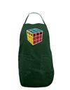 Autism Awareness - Cube Color Dark Adult Apron-Bib Apron-TooLoud-Hunter-One-Size-Davson Sales