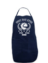 Best Dad Ever Collegiate Dark Adult Apron-Bib Apron-TooLoud-Navy-One-Size-Davson Sales