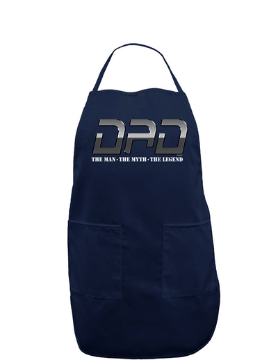 DAD Man Myth Legend Dark Adult Apron-Bib Apron-TooLoud-Navy-One-Size-Davson Sales