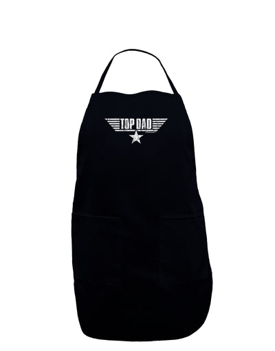 Top Dad Father's Day Dark Adult Apron-Bib Apron-TooLoud-Navy-One-Size-Davson Sales