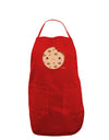 Cute Matching Milk and Cookie Design - Cookie Dark Adult Apron by TooLoud-Bib Apron-TooLoud-Red-One-Size-Davson Sales