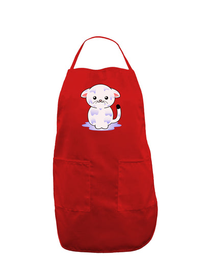 Wet Pussycat Dark Adult Apron-Bib Apron-TooLoud-Red-One-Size-Davson Sales