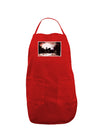 Nighttime Flamingos Dark Adult Apron-Bib Apron-TooLoud-Red-One-Size-Davson Sales