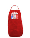 Je Suis Paris - Strong Dark Adult Apron by-Bib Apron-TooLoud-Red-One-Size-Davson Sales