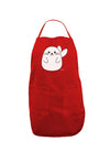 Cute Seal Dark Adult Apron by TooLoud-Bib Apron-TooLoud-Red-One-Size-Davson Sales