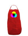 CMYK Color Model Dark Adult Apron by TooLoud-Bib Apron-TooLoud-Red-One-Size-Davson Sales