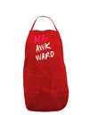 Aca-Awkward Dark Adult Apron-Bib Apron-TooLoud-Red-One-Size-Davson Sales