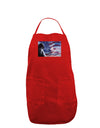 All American Cat Dark Adult Apron by TooLoud-Bib Apron-TooLoud-Red-One-Size-Davson Sales