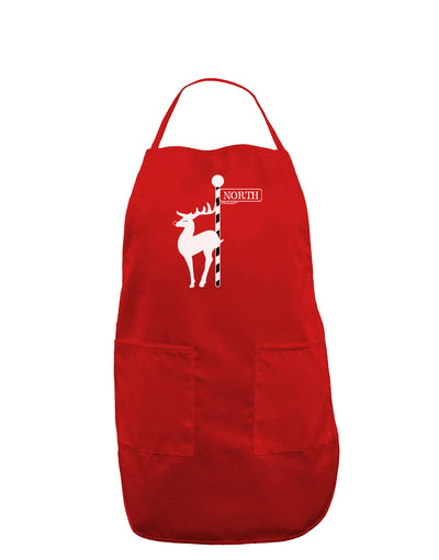 Rudolf the Ratchet Reindeer Dark Adult Apron-Bib Apron-TooLoud-Red-One-Size-Davson Sales