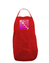 Find Molly Purple Dark Adult Apron-Bib Apron-TooLoud-Red-One-Size-Davson Sales