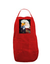 Patriotic Bald Eagle - American Flag Dark Adult Apron by TooLoud-Bib Apron-TooLoud-Red-One-Size-Davson Sales