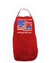 United We Stand Divided We Fall Dark Adult Apron-Bib Apron-TooLoud-Red-One-Size-Davson Sales