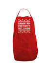 Error 404 Festivity Not Found Dark Adult Apron by-Bib Apron-TooLoud-Red-One-Size-Davson Sales