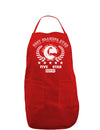 Best Grandpa Ever Collegiate Dark Adult Apron-Bib Apron-TooLoud-Red-One-Size-Davson Sales