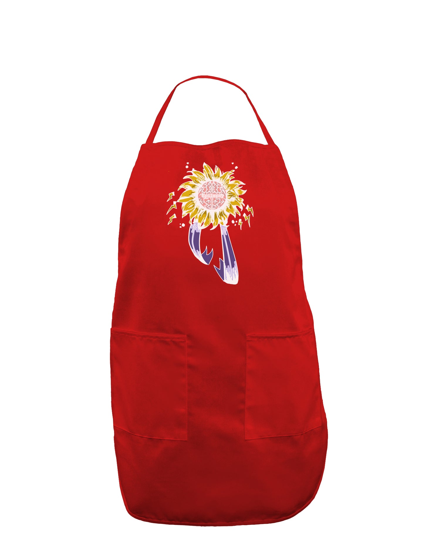 Epilepsy Awareness Adult Apron-Bib Apron-TooLoud-Red-One-Size-Davson Sales