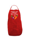 Support Your Community - Buy Local Dark Adult Apron-Bib Apron-TooLoud-Red-One-Size-Davson Sales