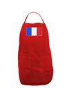 French Flag - France Dark Adult Apron by TooLoud-Bib Apron-TooLoud-Red-One-Size-Davson Sales