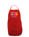 Chillin With My Peeps Dark Adult Apron-Bib Apron-TooLoud-Red-One-Size-Davson Sales